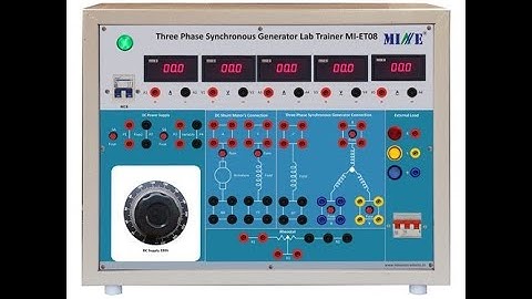 Experiment on Short Circuit Characteristics of three phase synchronous generator