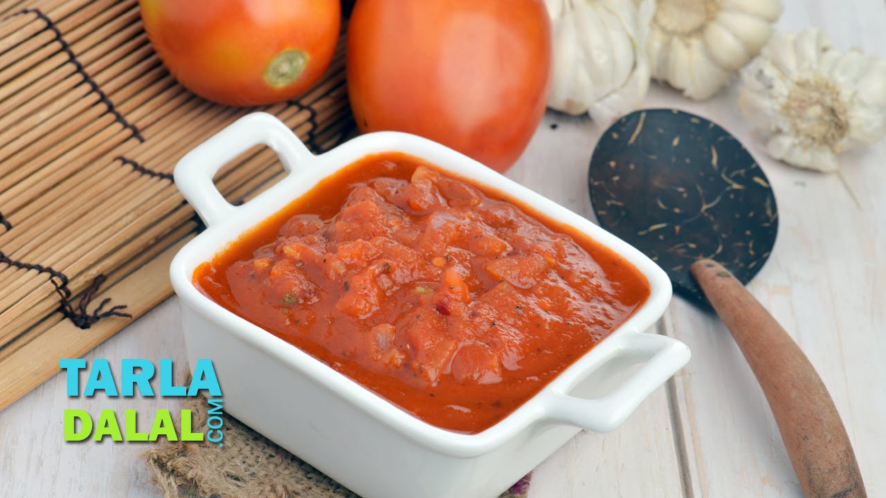 pizza sauce by tarla dalal youtube