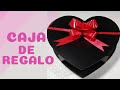 COMO HACER CAJA DE REGALO FORMA DE CORAZON/ CAJA DE REGALO LINDA Y FACIL