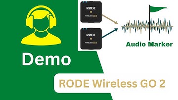 Part-4 || Demo for RODE Wireless GO 2 ||  Split/Merge Channel || Marking on Audio || Tutorial Review
