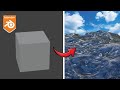Make Realistic Ocean Waves in 1 Minute (blender tutorial) #blender #blendertutorial