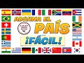 Adivina el país por su BANDERA nivel FÁCIL | Reto de 50 banderas | bilingüe español/inglés