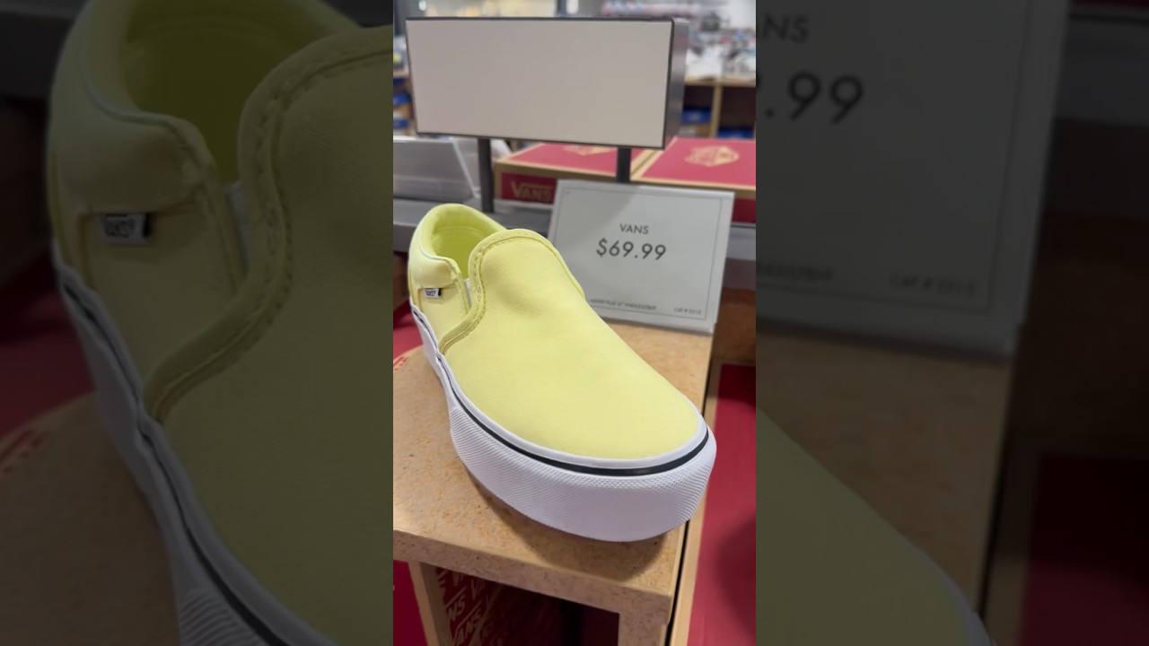 Amazing Yellow Shoes VANS 👟 DSW Shopping 🛍️ Florists