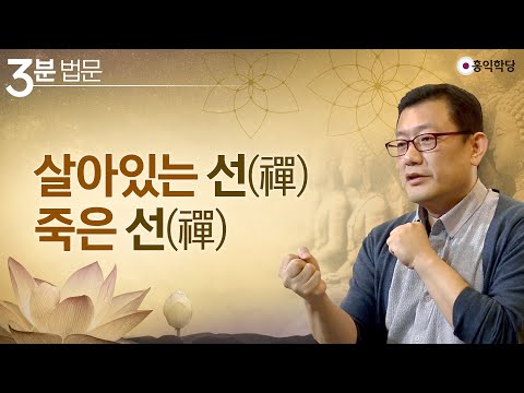 [3분 법문] 살아있는 선(禪) 죽은 선(禪)