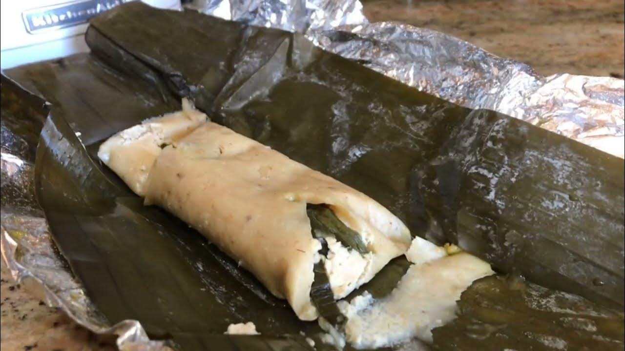 Banana Leaf-Wrapped Lamb Shank Tamales with Morita Chile Salsa