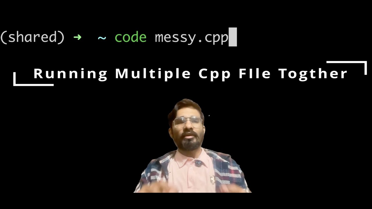 How to Run Multiple cpp file | #compilersutra #cpp - YouTube