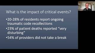 Debriefing Difficult Clinical Events: A Universal Physician Responsibility