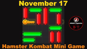 November 17 Hamster Kombat Mini Game Puzzle Solved Today