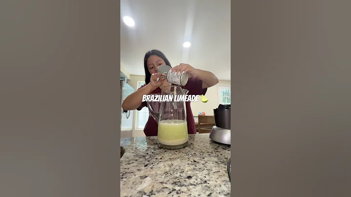 Easy Brazilian Limeade🍋‍🟩#sahmlife #busymom #toddlermom #easyrecipe #toddlerfoodideas #momof3