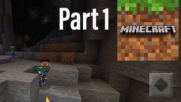Minecraft: Pocket Edition Gameplay Walkthrough Part 1 - New World (IOS) No commentary, No face Cam