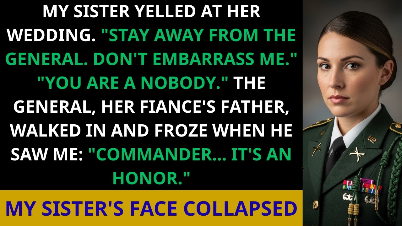 “Don’t Talk To The VIPs,” My Sister Ordered at Her Wedding—Then The General Asked For Me…