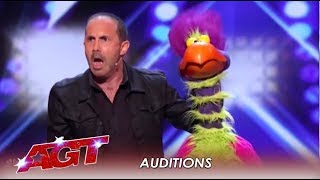 Michael Paul ft. Willie The Exotic Bird Who Can PRAY & CRAP In Same Act | America's Got Talent 2019