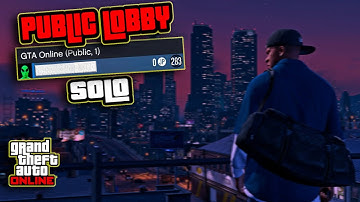 How to Join EMPTY Public Lobby on GTA 5 Online | WORKING SOLO PUBLIC LOBBY GLITCH (Xbox One) 1.41