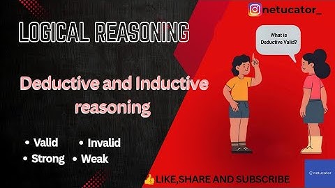 Deductive & Inductive Reasoning|Paper 1 Logical Reasoning Explained#UGCNET#Reasoning#ugcnetexam