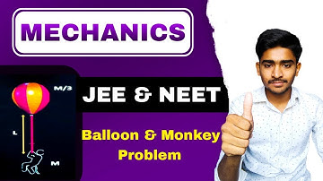 JEE ADVANCED💪|JEE MAINS🔥|NEET🎯|COM 😱|BALLOON & MONKEY Problem😱|Mechanics🔥#jee #neet #iitbombaychalle