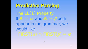 Predictive Parsing in Urdu/Hindi Part 2
