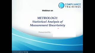 Metrology – Statistical Analysis of Measurement Uncertainty