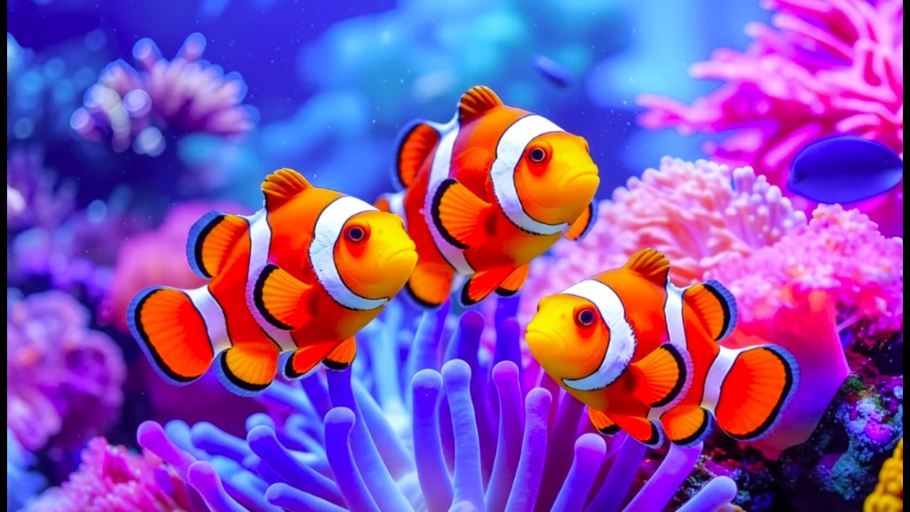 The Best 4K Aquarium - Dive Into The Mesmerizing Underwater Realm, Sea Jellyfish, Coral Reefs. #76