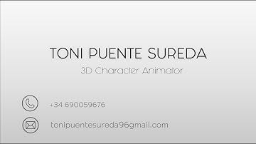3D Animation Demo Reel 2025 - Toni Puente