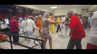 DMV Hand Dancers dancing to "Don't Make Me Beg" at American Legion Cheverly.