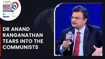Dr Anand Ranganathan Slams The Communists & The Left | Times Now Summit 2022 | English News