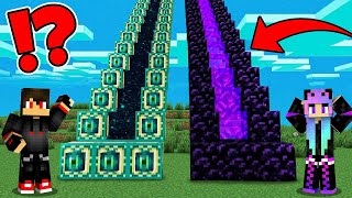 Download Lagu We Found THE LONGEST PORTAL STAIRS in Minecraft! MP3