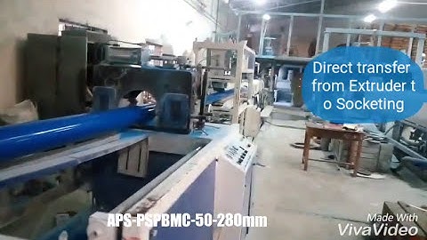 PVC Casing (Borwell) pipe end Socketing machine by Airopower Systems mumbai