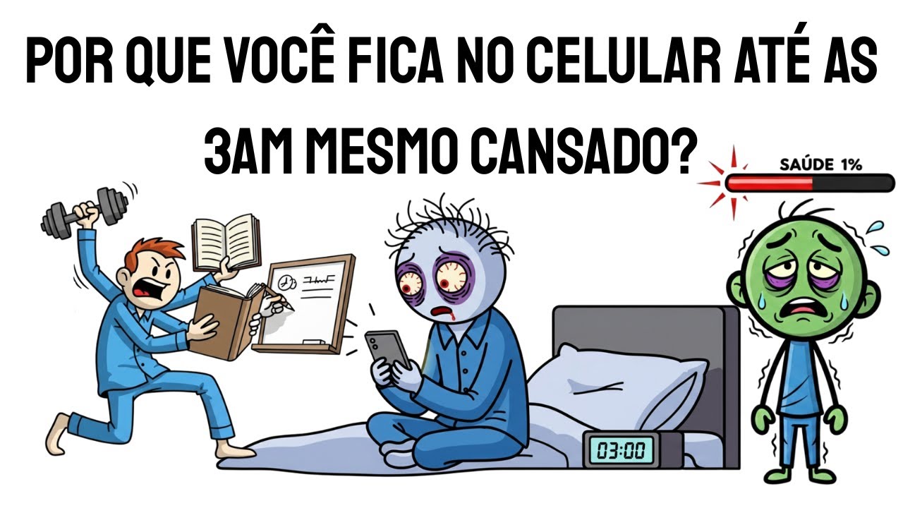 Por que Você Fica no CELULAR até as 3am Mesmo CANSADO?