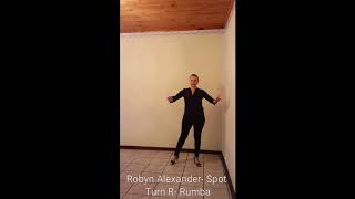 Robyn Alexander  Spot Turn R  Rumba