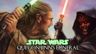 Video thumbnail of "Qui-Gon Jinn's Funeral | Padmé's Funeral"