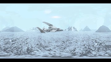 360 - Element 3D | Snow Mountain Test | HD 4K