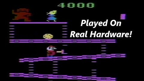 Donkey Kong Atari 2600 Longplay Gameplay Only New Personal Best High Score