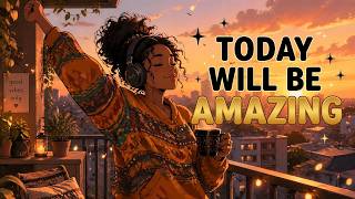 Good Vibes Only ☕ Peaceful Morning Routine to Start Your Day | Afrobeat Affirmations Music