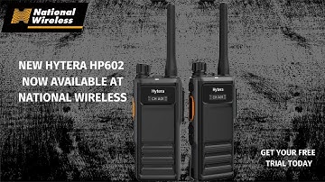 Unboxing the Hytera HP602 Handheld Walkie Talkie | NATIONAL WIRELESS Australia