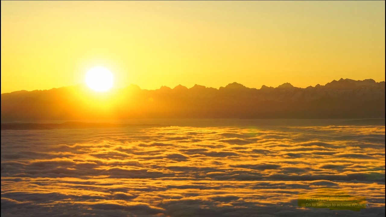 [4K] Awesome Time Lapse Video of Ocean Sunrise | Morning Sunrise Time-lapse No Copyright