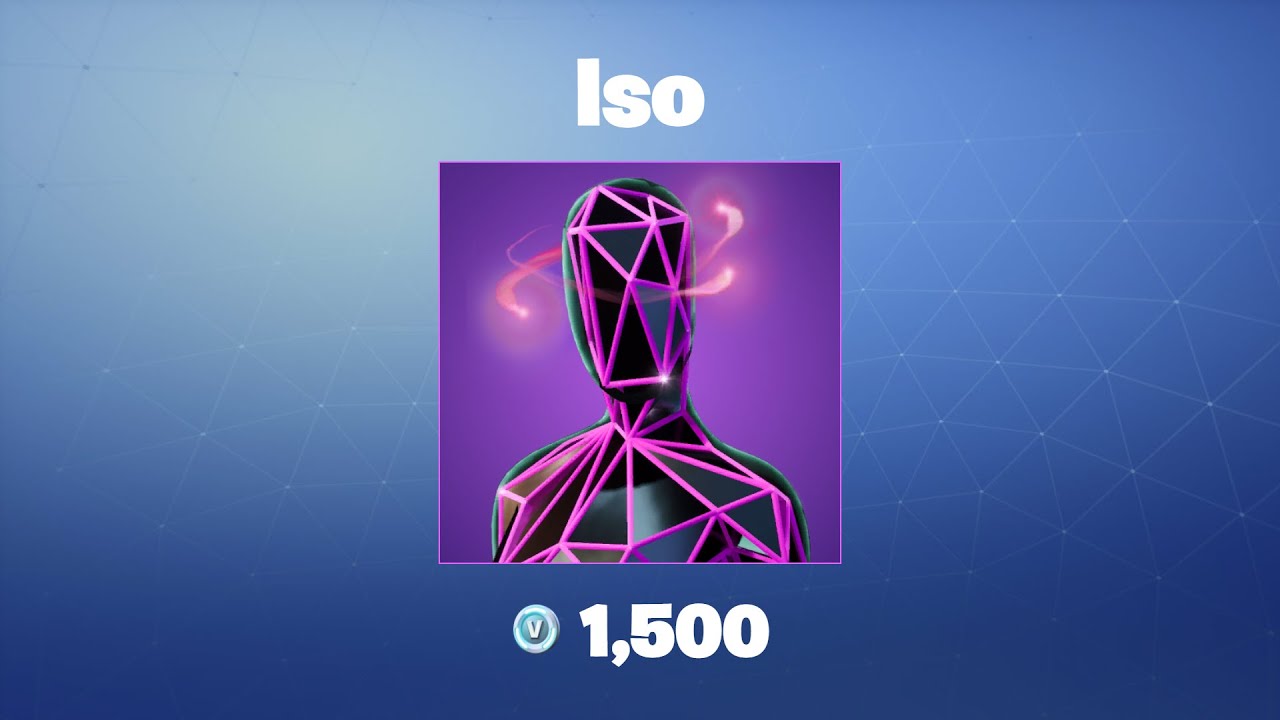 Iso | Fortnite Outfit/Skin - YouTube