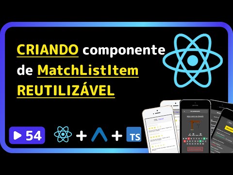 Curso base de React Native 2025: #54 - Criando componente de MatchListItem