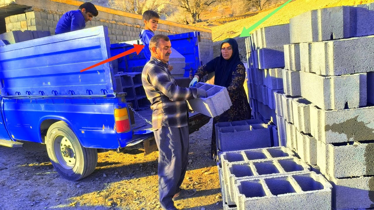 The poetic life of Zarigol and Mohammad and building a house for the sheep🏡🏡🐏🐑🌹🌹❤️❤️