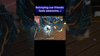 Betraying our friends feels awesome..! #foryou #freefire #ff #ffesports #ffshorts #esports #status
