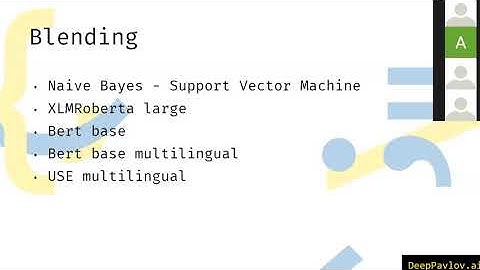 NLP #7: Final projects