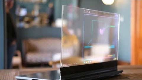 Lenovo ThinkBook transparent screen laptop, first look || World’s First transparent screen laptop!