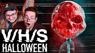 V\/H\/S\/HALLOWEEN *REACTION* | FIRST TIME WATCHING! All Treats\/ NO Tricks!