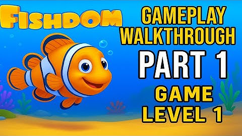 FishDom - Gameplay Walkthrough Part 1 - Game Level 1 (iOS,Android) #trending #viral