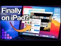 iPads FINALLY Getting a REAL DESKTOP OS?