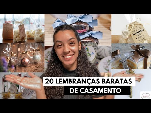 20 LEMBRANÇAS DE CASAMENTO BARATAS PARA FAZER EM CASA - #DIARIODANOIVA ep10
