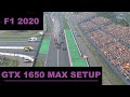 F1 2020 | GTX 1650 + I5 9300H | 1080p Test