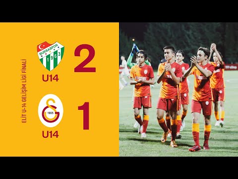 🔴 Bursaspor U14 - Galatasaray U14 (Elit U14 Gelişim Ligi Final Maçı)