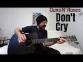 Don't Cry - Guns N' Roses [Acoustic Cover by Joel Goguen]