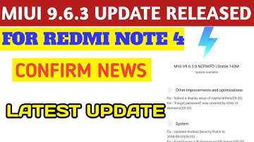 MIUI 9.6.3 UPDATE FOR REDMI NOTE 4// FULL EXPLAINED IN HINDI//TRICKY HUB