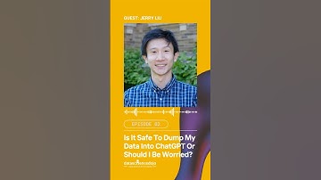 Is It Safe To Dump My Data Into ChatGPT? #chatgpt #aitricks #aifacts #ai #podcast #shorts